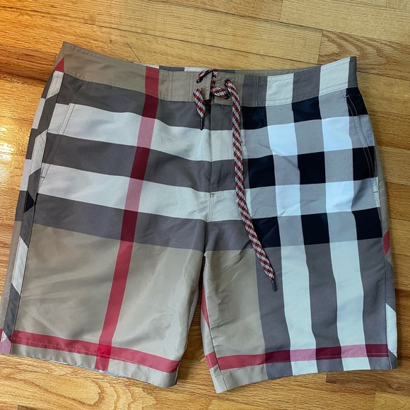 Burberry Men’s Check Swim Shorts